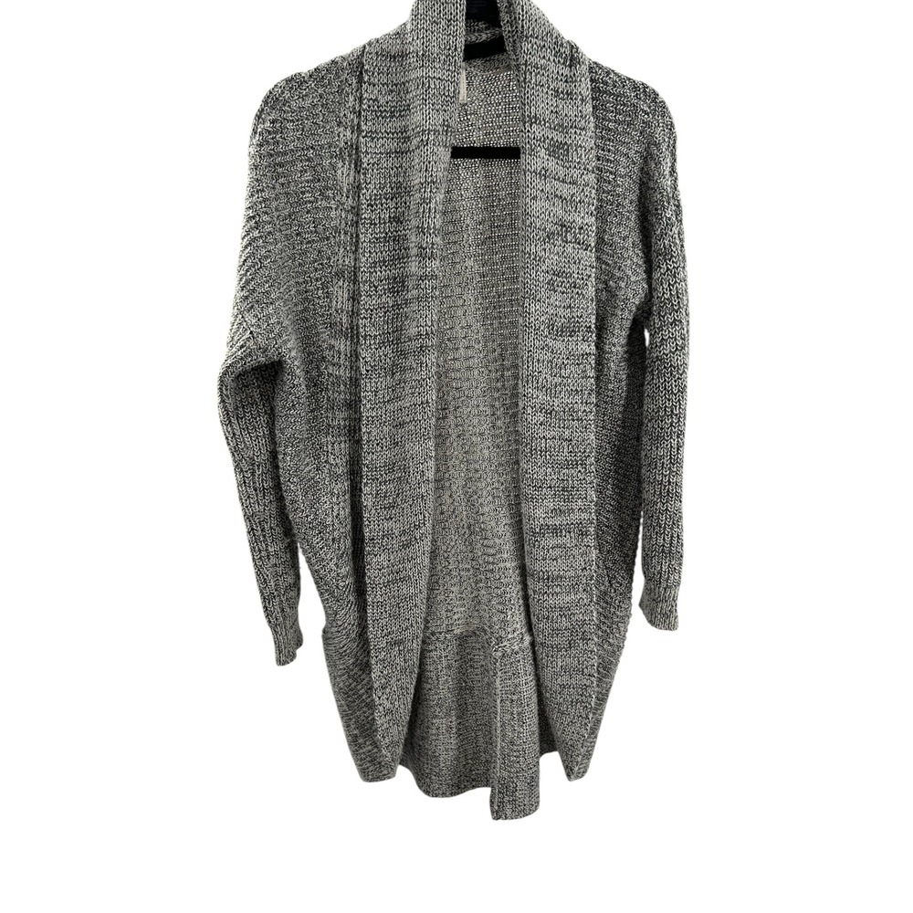Cotton On Knit Wear Women's Medium Marled Gray Cardigan Sweater Long‎ Sleeve